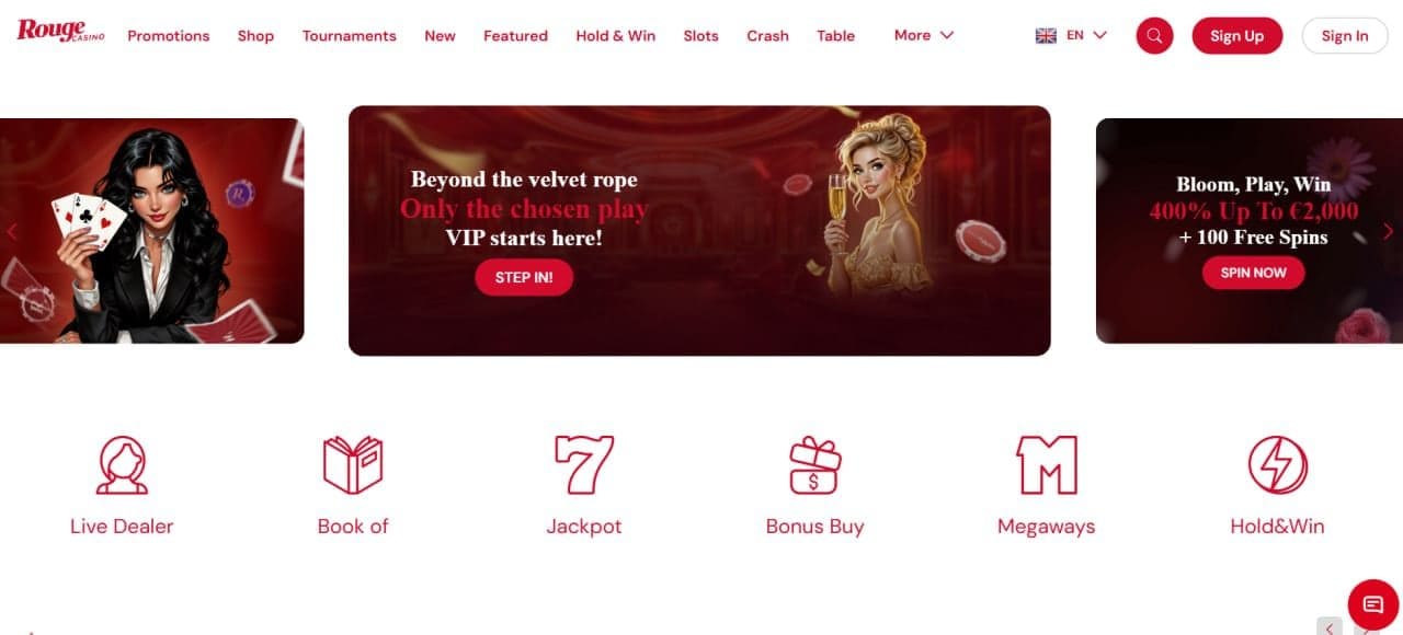 Rouge Casino — Real Money Casino Games