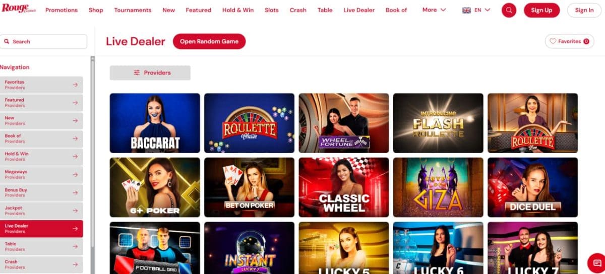 Rouge Casino — Real Money Casino Games image 4